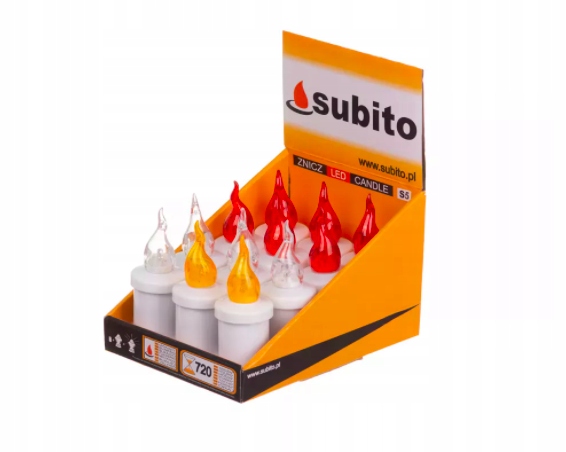 

Subito S5 Wkład Elektryczny Znicz Led MIX 12SZT