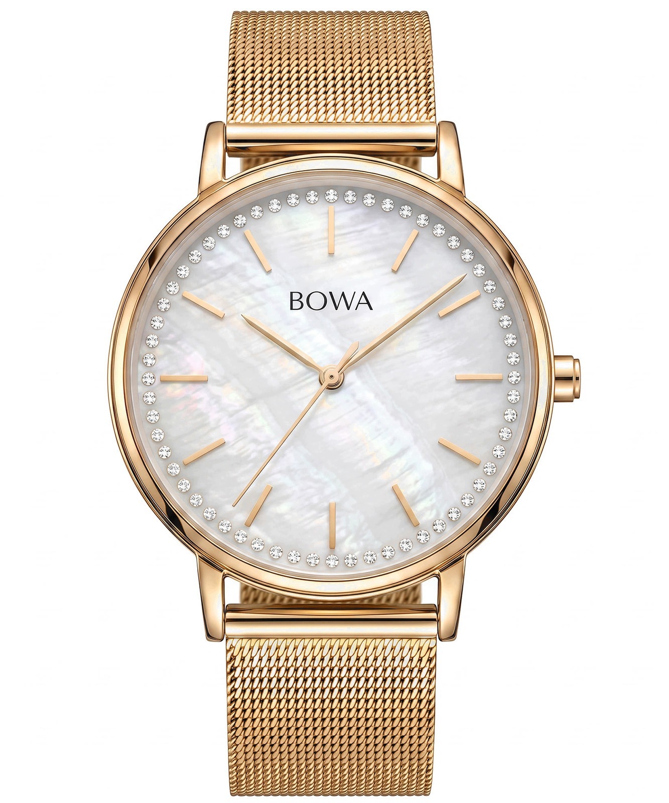 Hodinky Bowa Rio Pearl-Gold Mesh 38