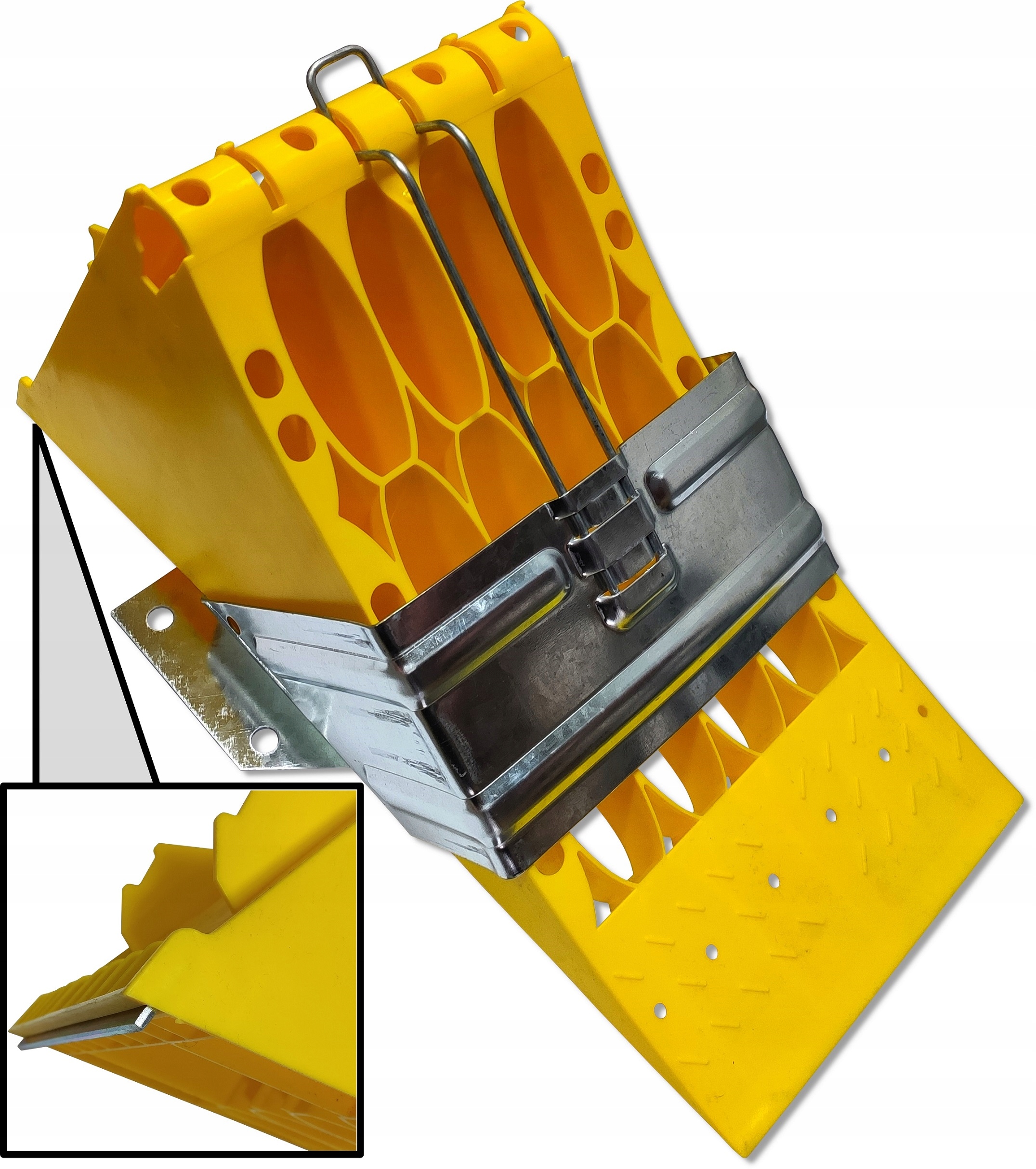 

Blokada Klin Koła Koło 201mm E53 Metal Mocowanie