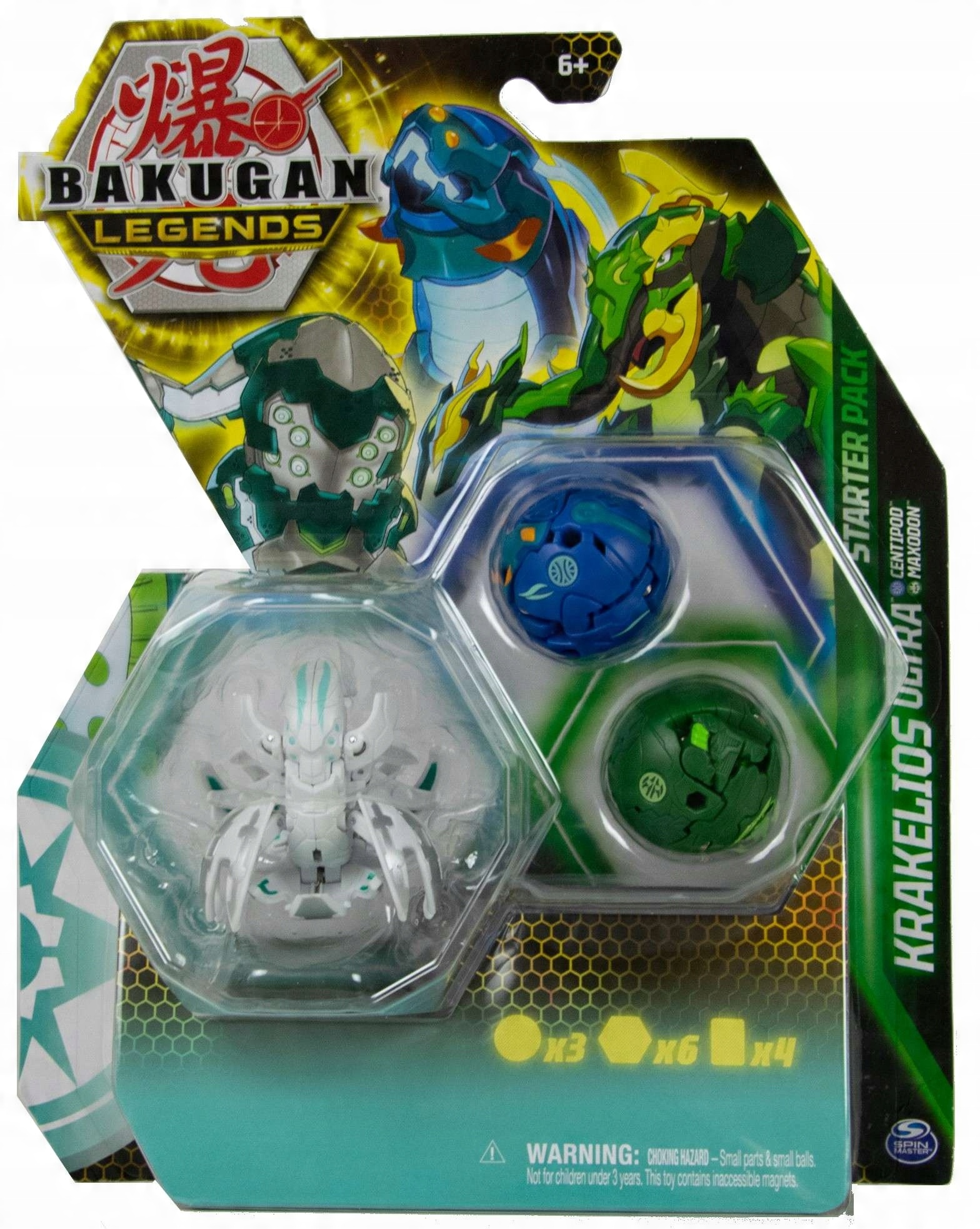 

Bakugan Legends Zestaw Startowy Krakelios Ultra