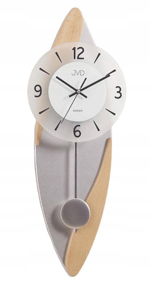 Tichý Drevený Nástenný Hodinový Stroj S Kyvadlom NS18009