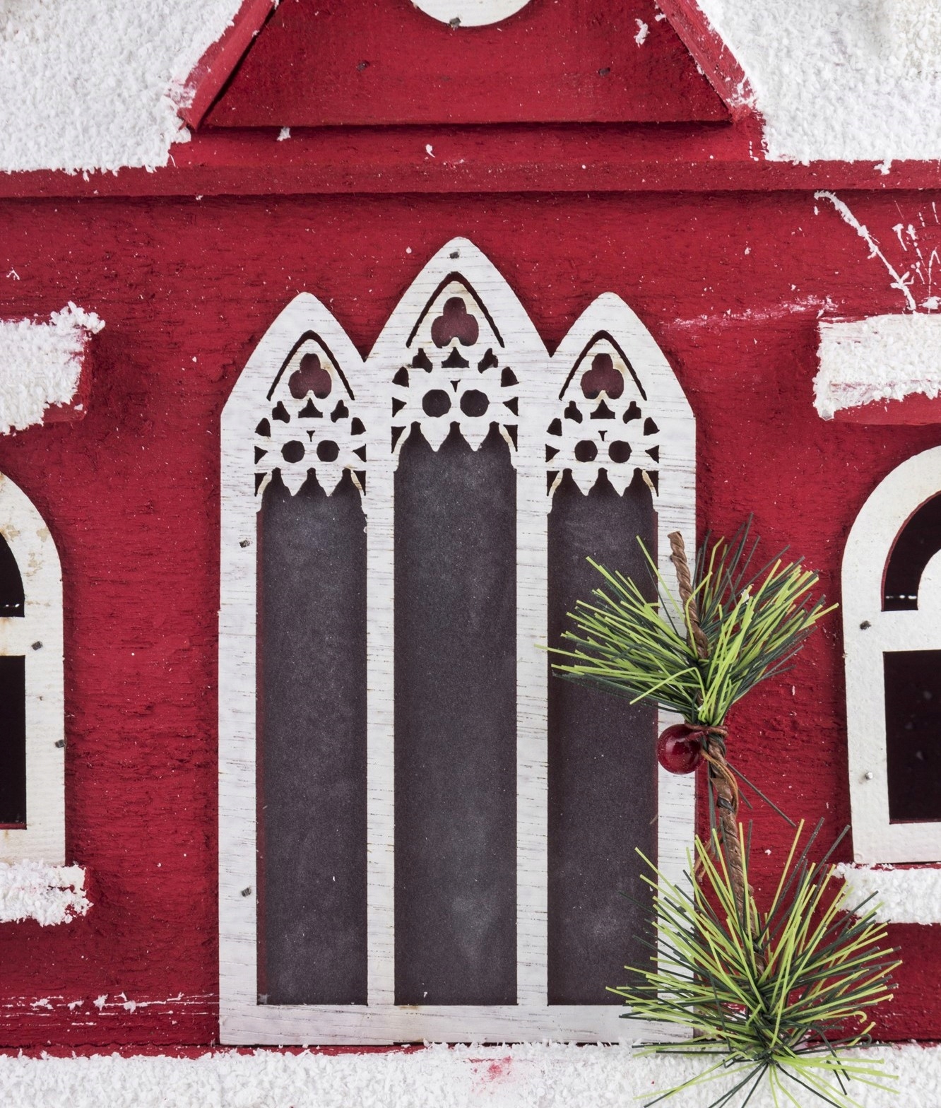 DOMEK DOM DREWNIANY CZERWONY PODŚWIETLANY LED Kod producenta DOMEK DEKORACJA BOŻE NARODZENIE OZDOBA