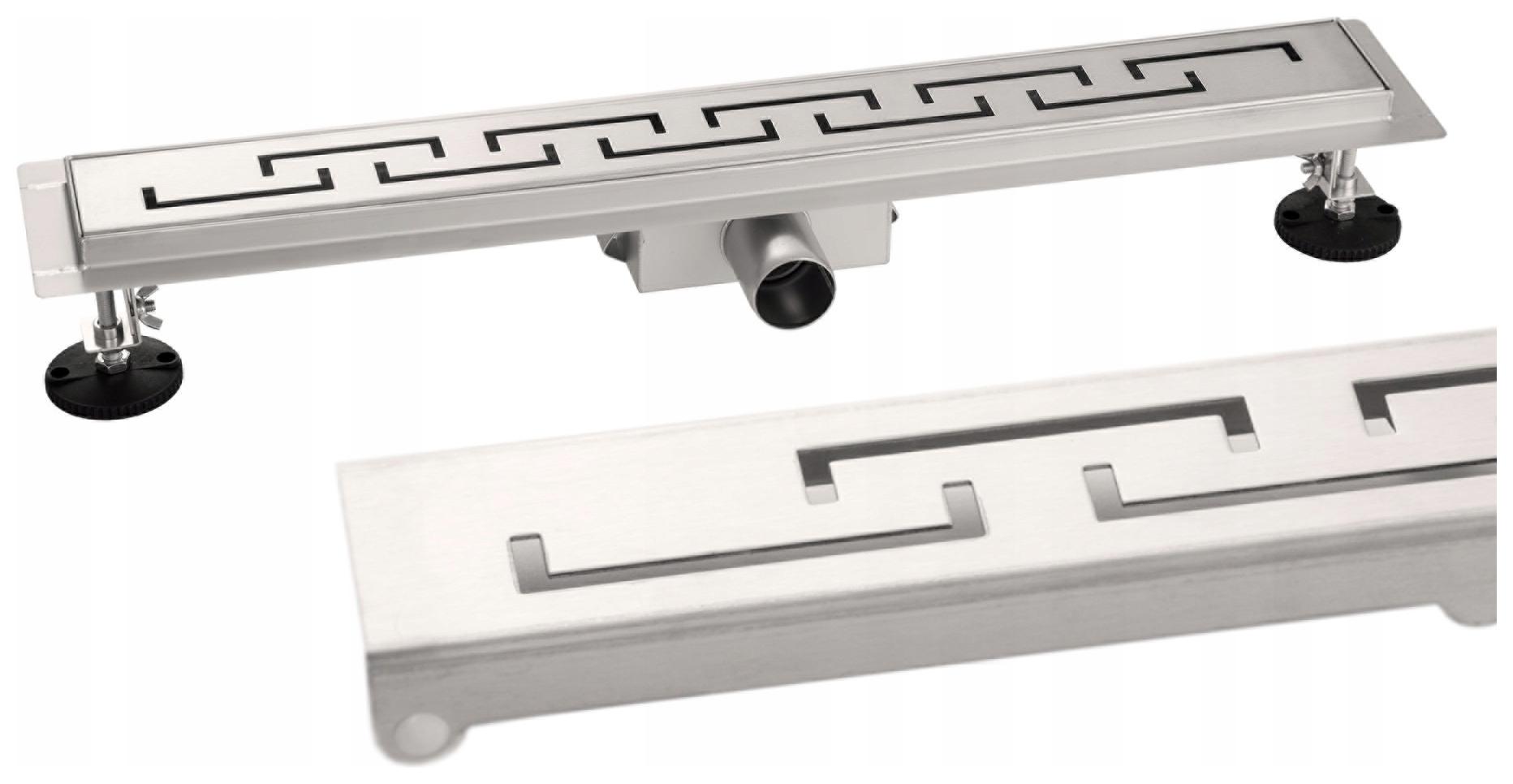 Lineárny Odtok Pod Sprchovú Dosku 60 CM Grécky