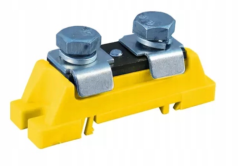 

Zacisk Ochronny 2x35 Żółty 2xM8