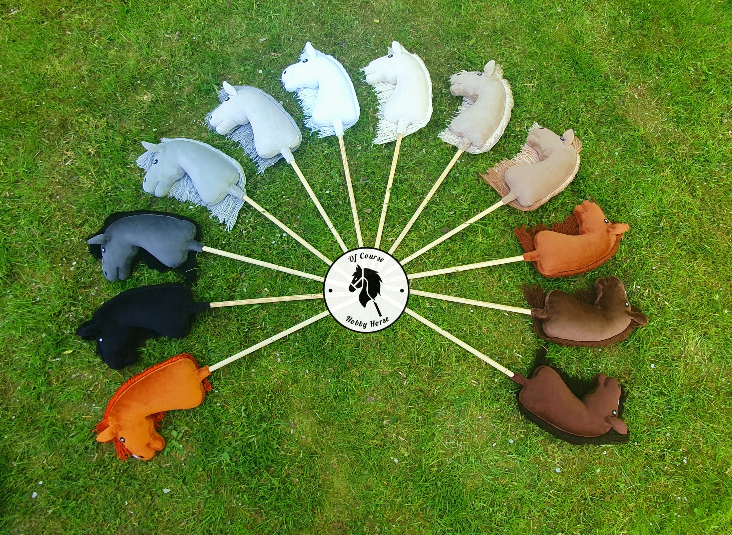 Regulowane ogłowie i wodze dla hobby horse A4 Rozmiar inny