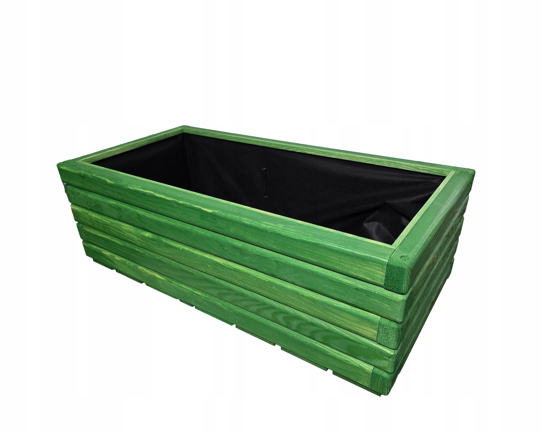Drevený záhradný kvetináč veľký impregnovaný 80/40/30 cm Akácia