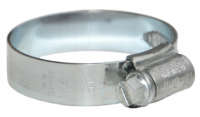 Obejma opaska ślimakowa Hi-Grip 35-45mm wzmocniona Marka JCS Hi-Torque