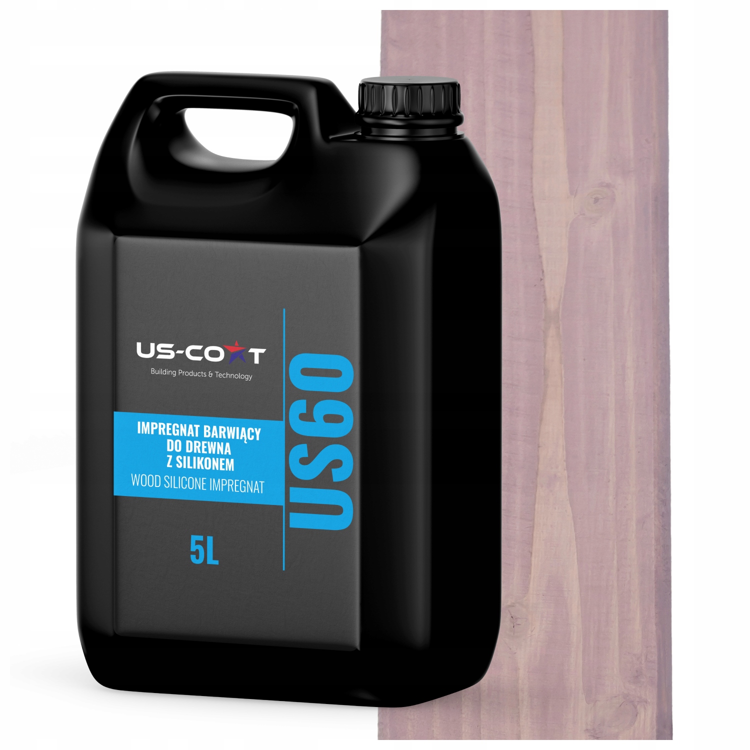 Barvící Impregnat Na Dřevo Se Silikonem 2v1 Altán Uv Barva Pudrová Růžová 5L