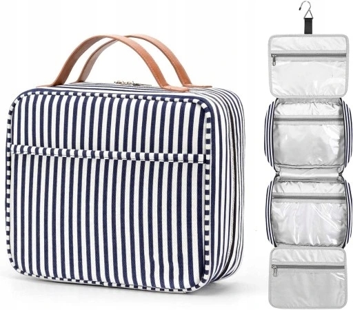 KOSMETYCZKA DAMSKA DUŻA KUFEREK PODRÓŻNA ORGANIZER