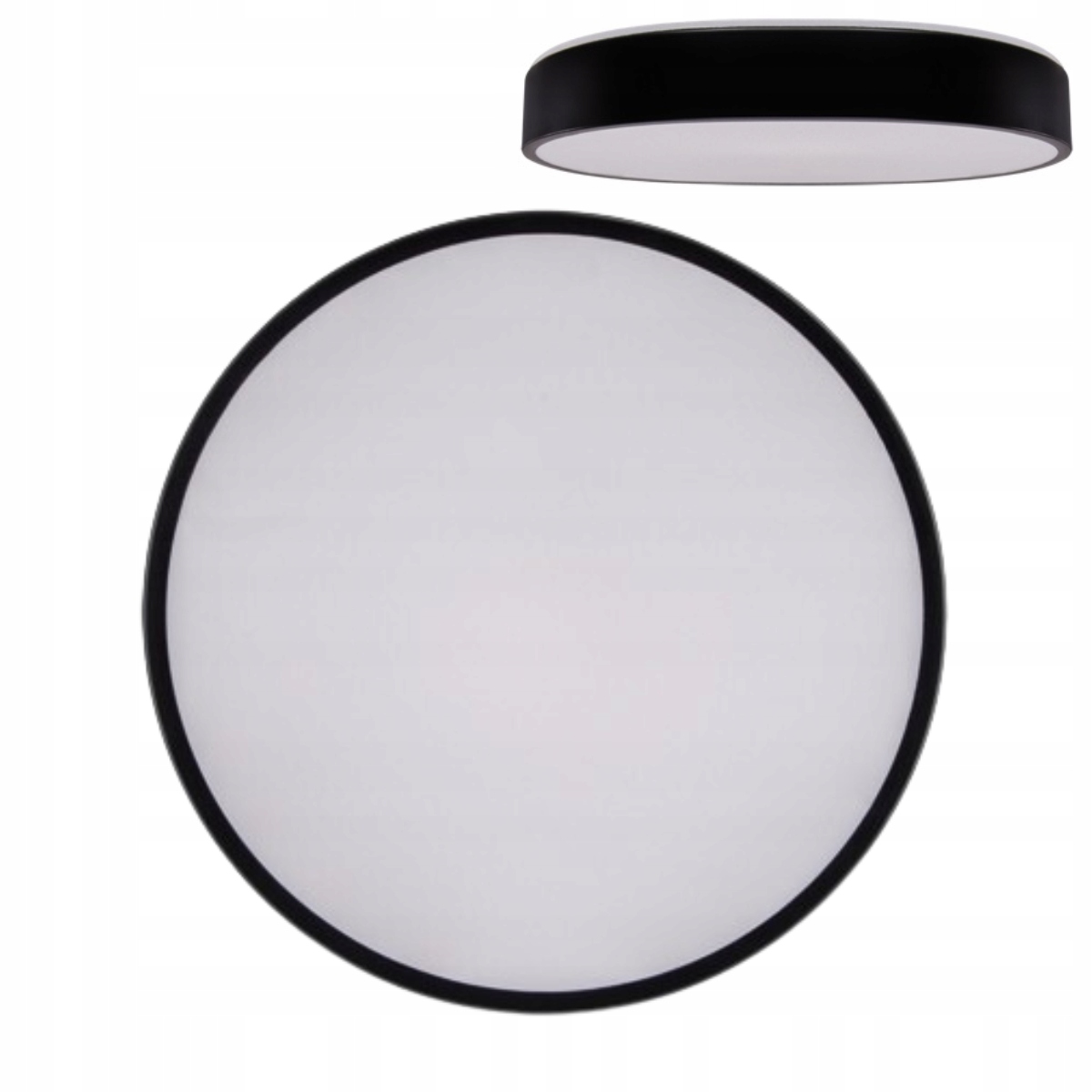 Oprawa led w czarnej obudowie 24 Lampa sufitowa Plafon okrągły modern Ideus