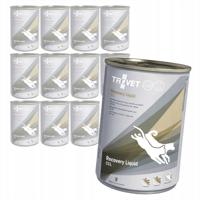 Trovet CCL Recovery Liquid 12x400g Krmivo Pro Psa Kočku