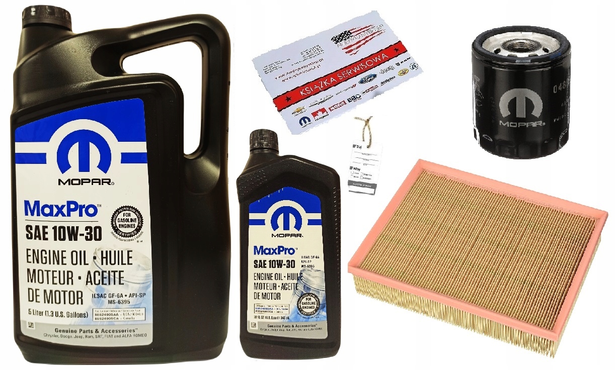 MOPAR 10W30 + FILTRY DODGE NITRO 4,0 09-11
