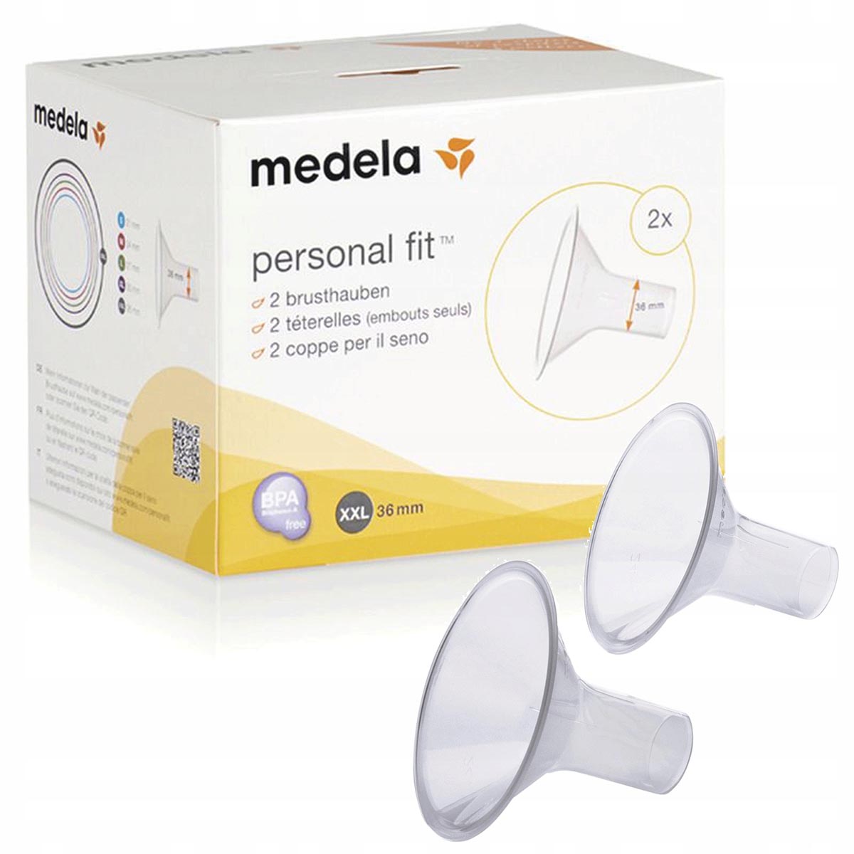 MEDELA KOŃCÓWKA LEJKA PERSONALFIT XXL 36mm 2szt