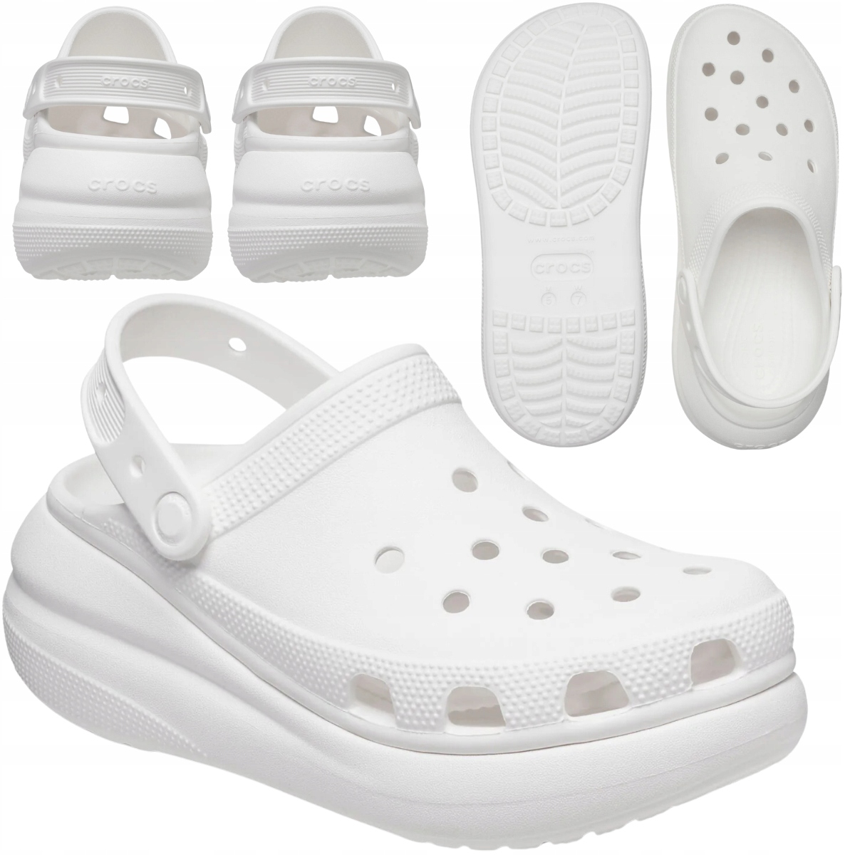 Crocs Dámské Dřeváky Na Platformě Pěnové Nazouváky Lehké Boty vel. 41/42