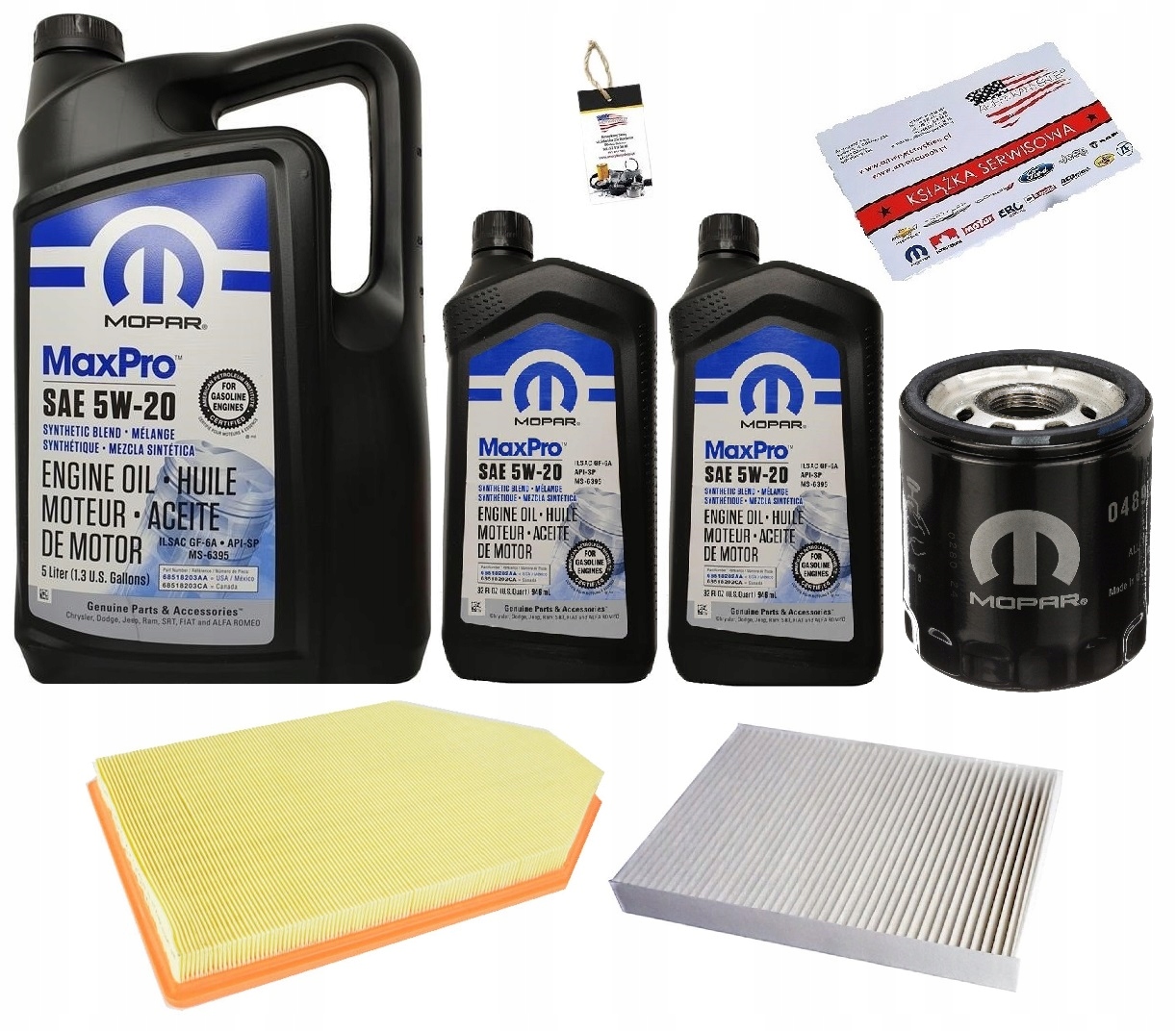 MOPAR 5W20 + FILTRY CHRYSLER 300 5,7 18-20