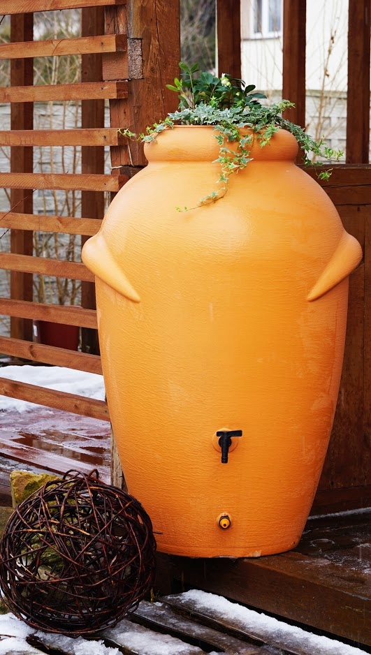 Zbiornik 440l, podstawa Zbieracz rynnowy przyłącza Waga 10 kg