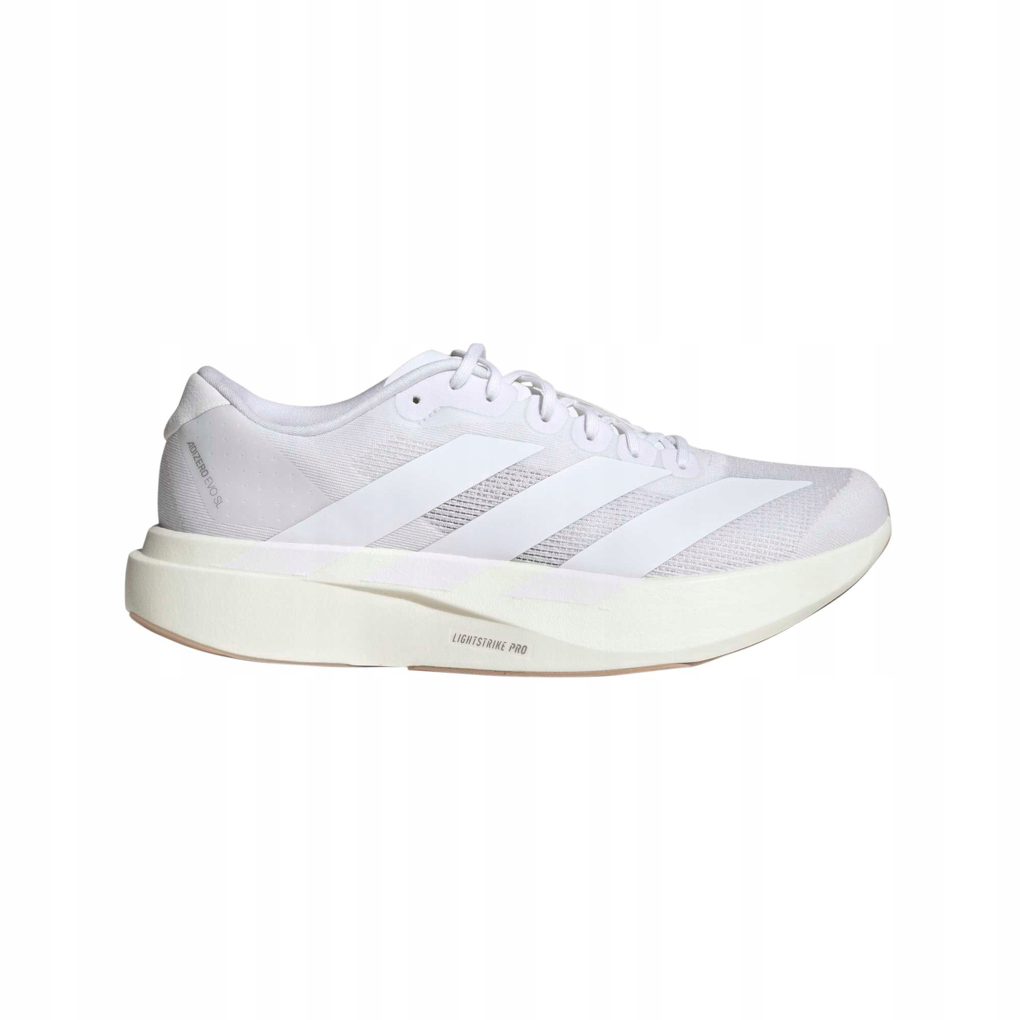 Pánské běžecké boty adidas Adizero Evo Sl KI6923 bílé trénink 43 1/3