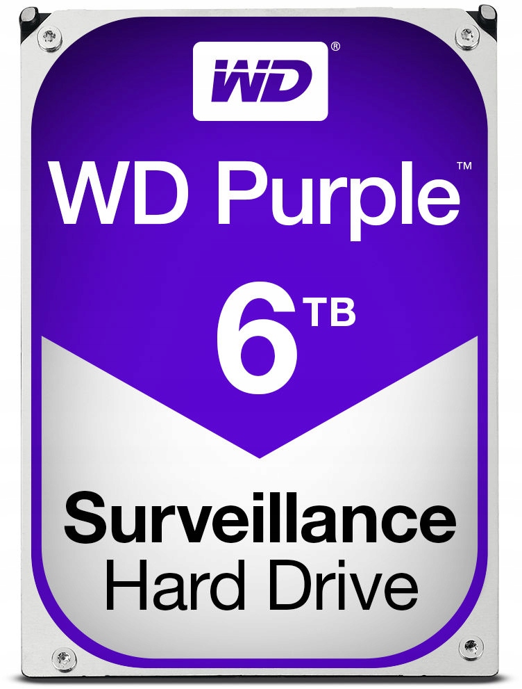 

Hdd 3.5 SATA3 Wd WD60PURX Purple 6TB 24x7