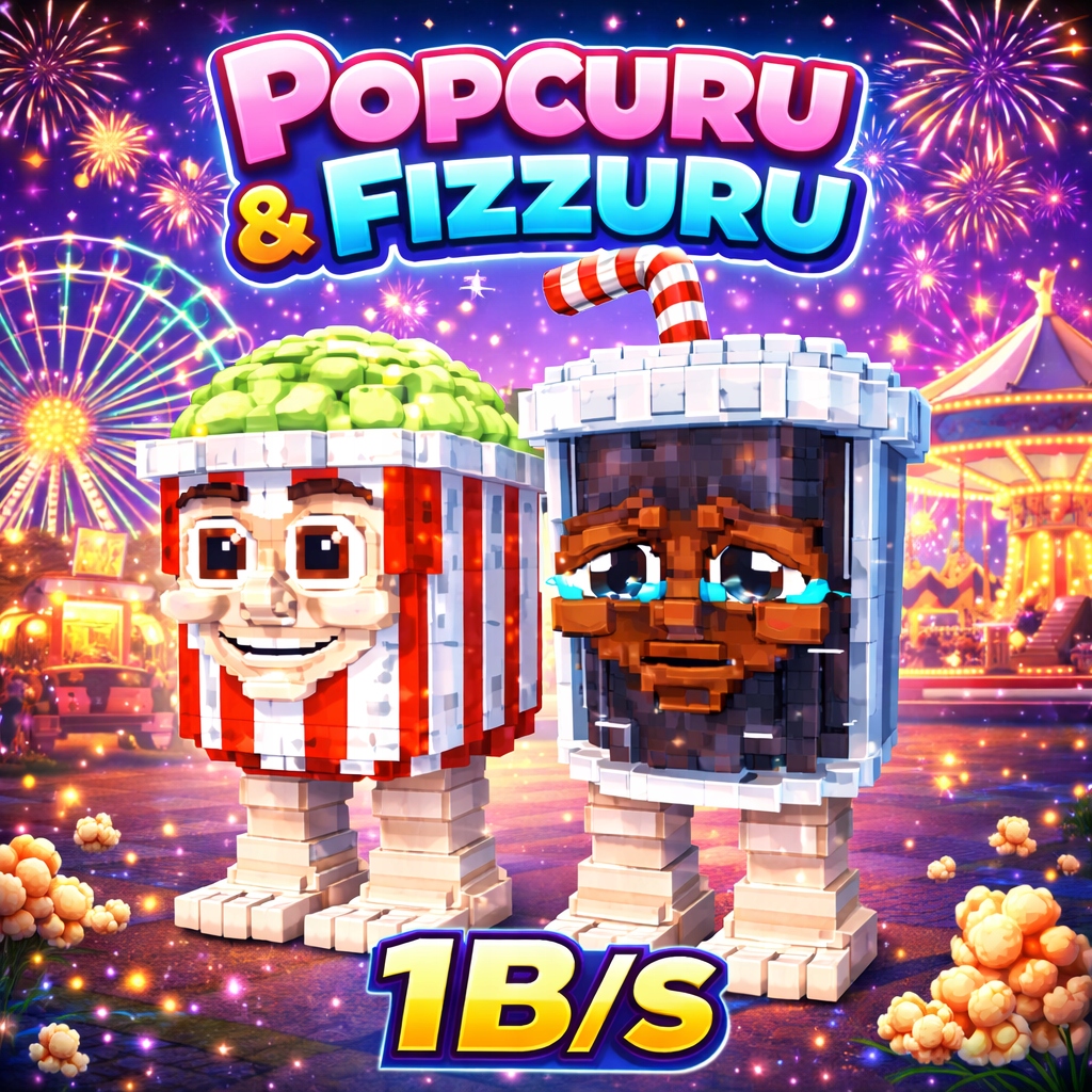 Popcuru and Fizzuru 1B/S| Steal a Brainrot | Roblox