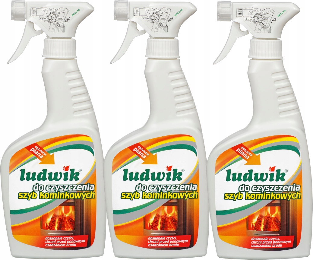 

Ludwik Płyn do Szyb Kominkowych Aktywna Piana 1,5L
