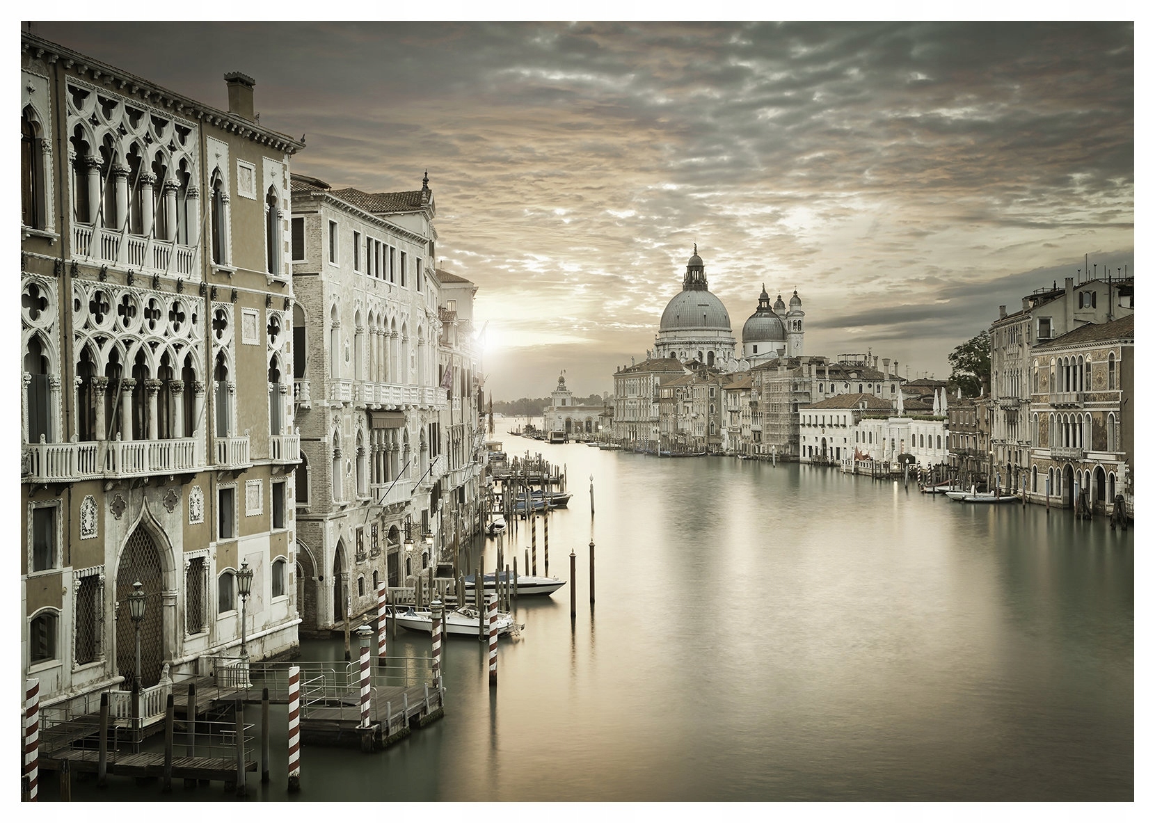 Fototapeta Benátky Salute kanál gondoly architektúra 416x290 lepidlo
