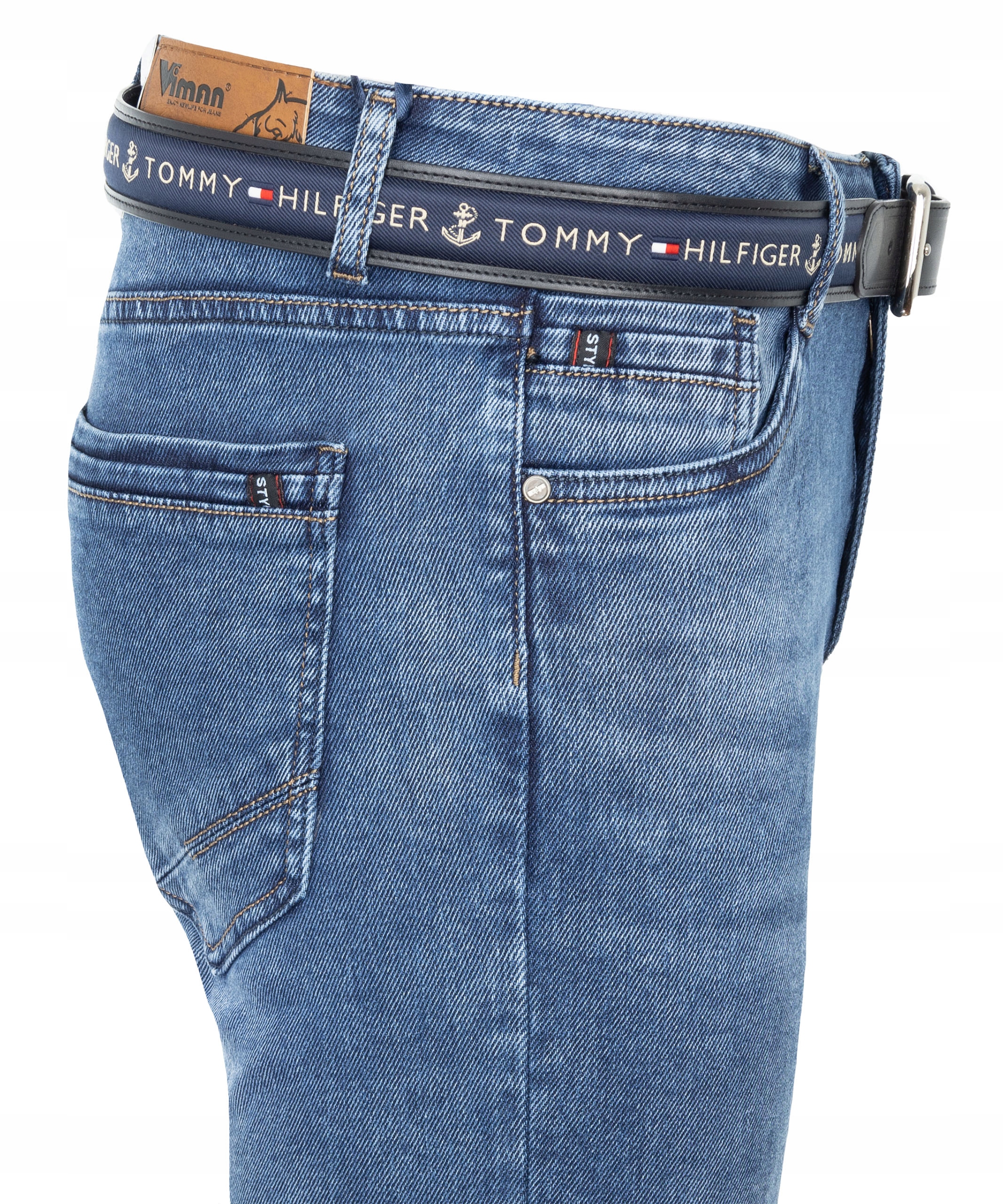 

Spodnie jeansy niebieskie Elastyczne W35