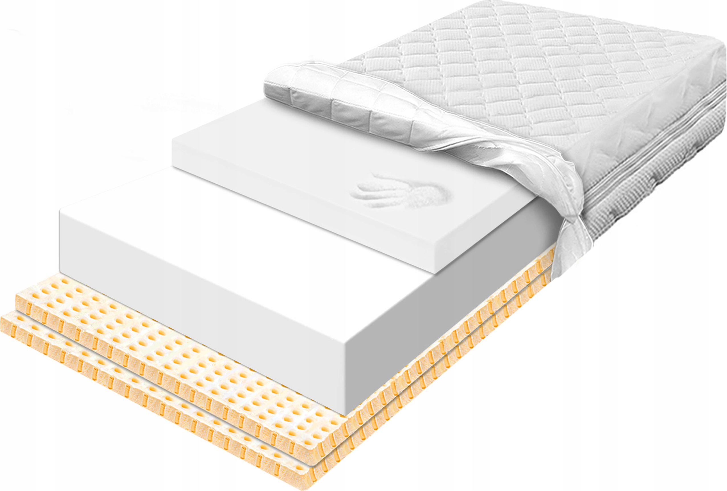 matrace z viskózního latexu 150x170 pro alergiky, 23 cm, H2 prodyšná, vzdušná