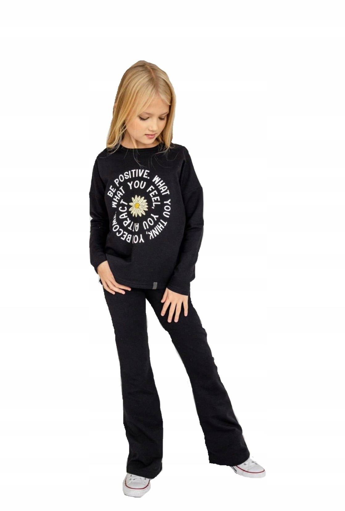 

Spodnie dzwony czarne All For Kids 140/146