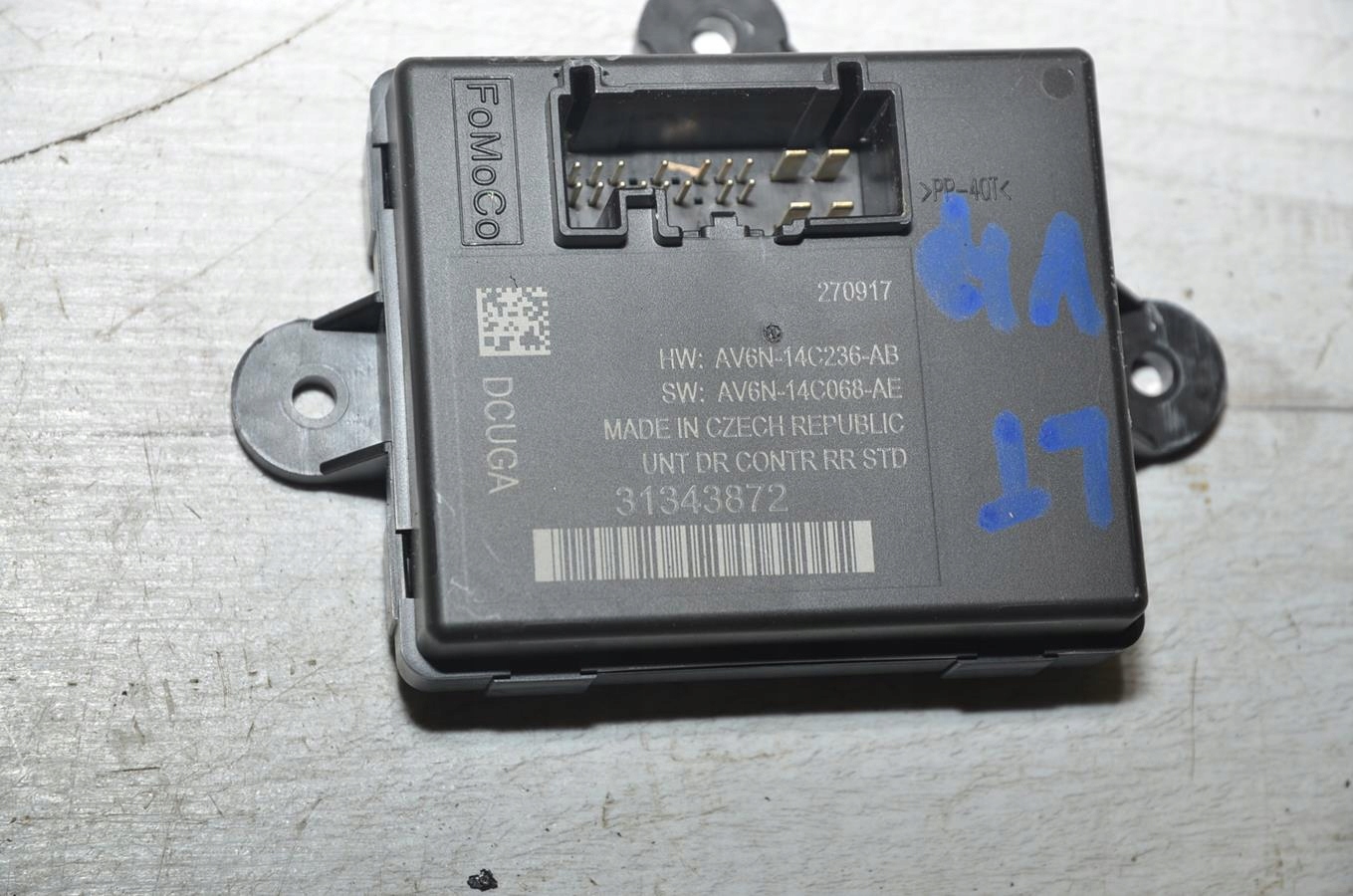 module door rear part Volvo V40 II lift