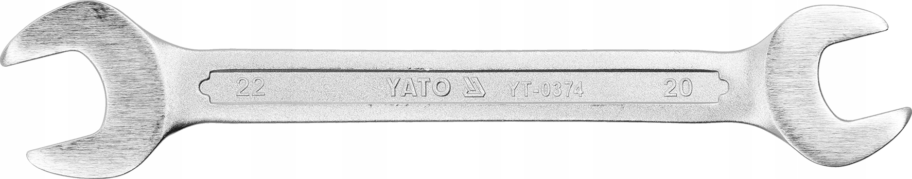 Klucz płaski 20x22 mm polerowana główka Yato YT-0374