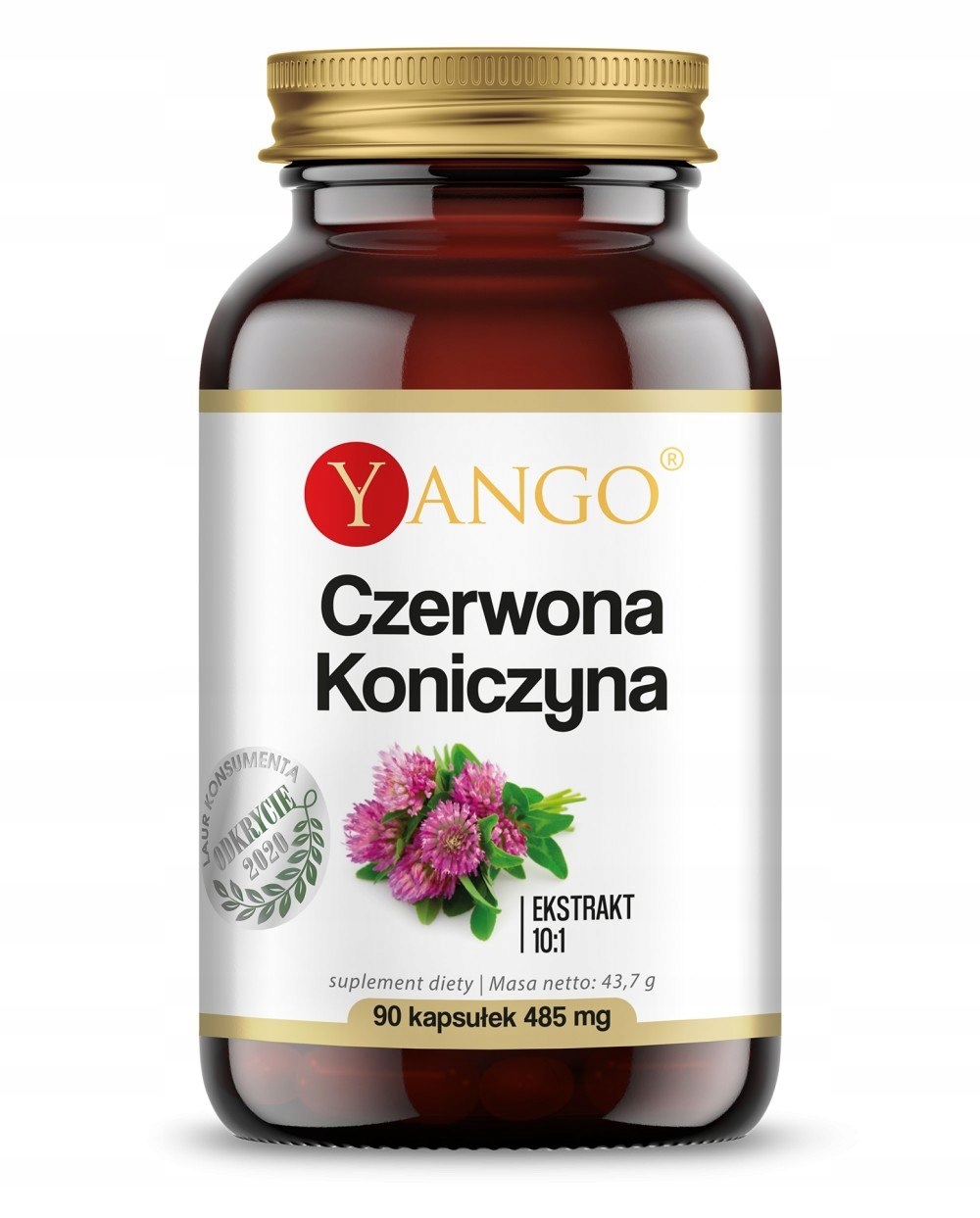 2 Sztuki Yango Czerwona koniczyna ekstrakt 10:1 (90 kaps.)