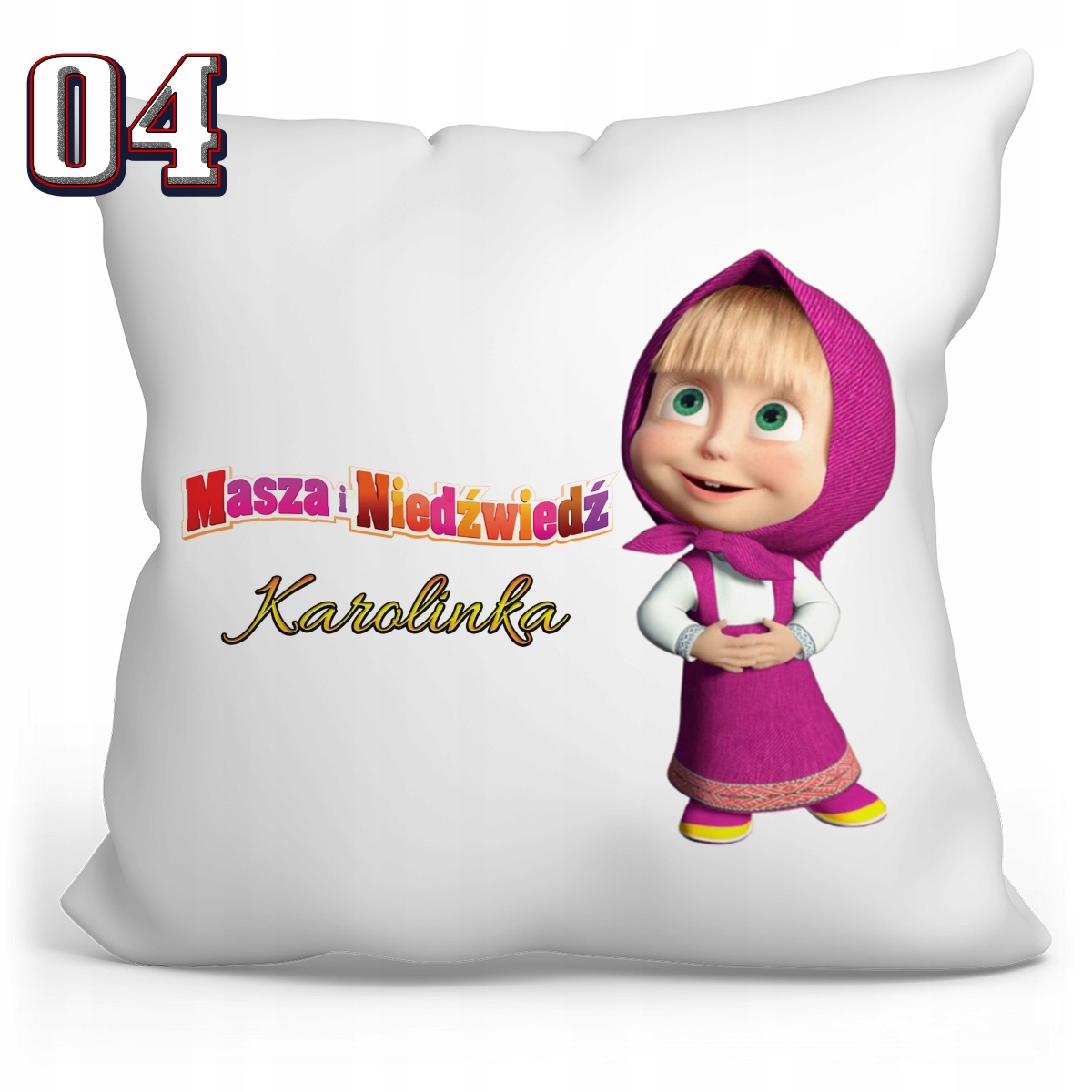 PODUSZKA MASZA I NIEDŹWIEDŹ + IMIĘ Tematyka, motyw Masza i Niedźwiedź