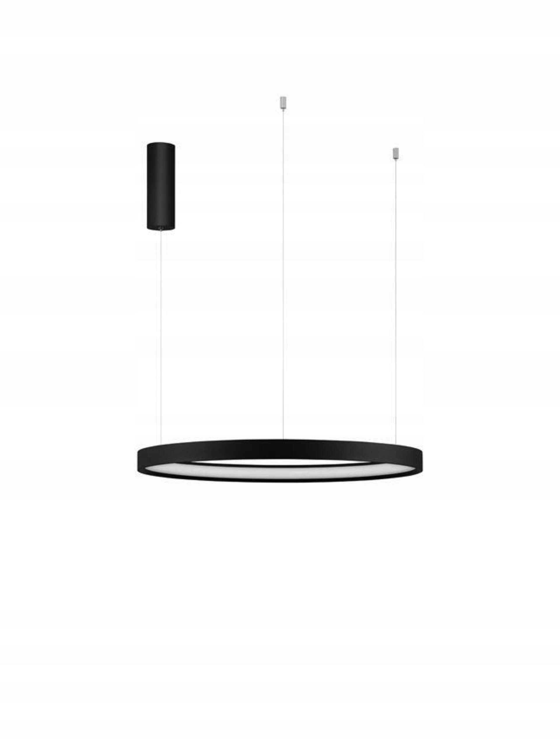 Led závesné svietidlo Nova Luce Perrine 42W 3000K čierne IP20