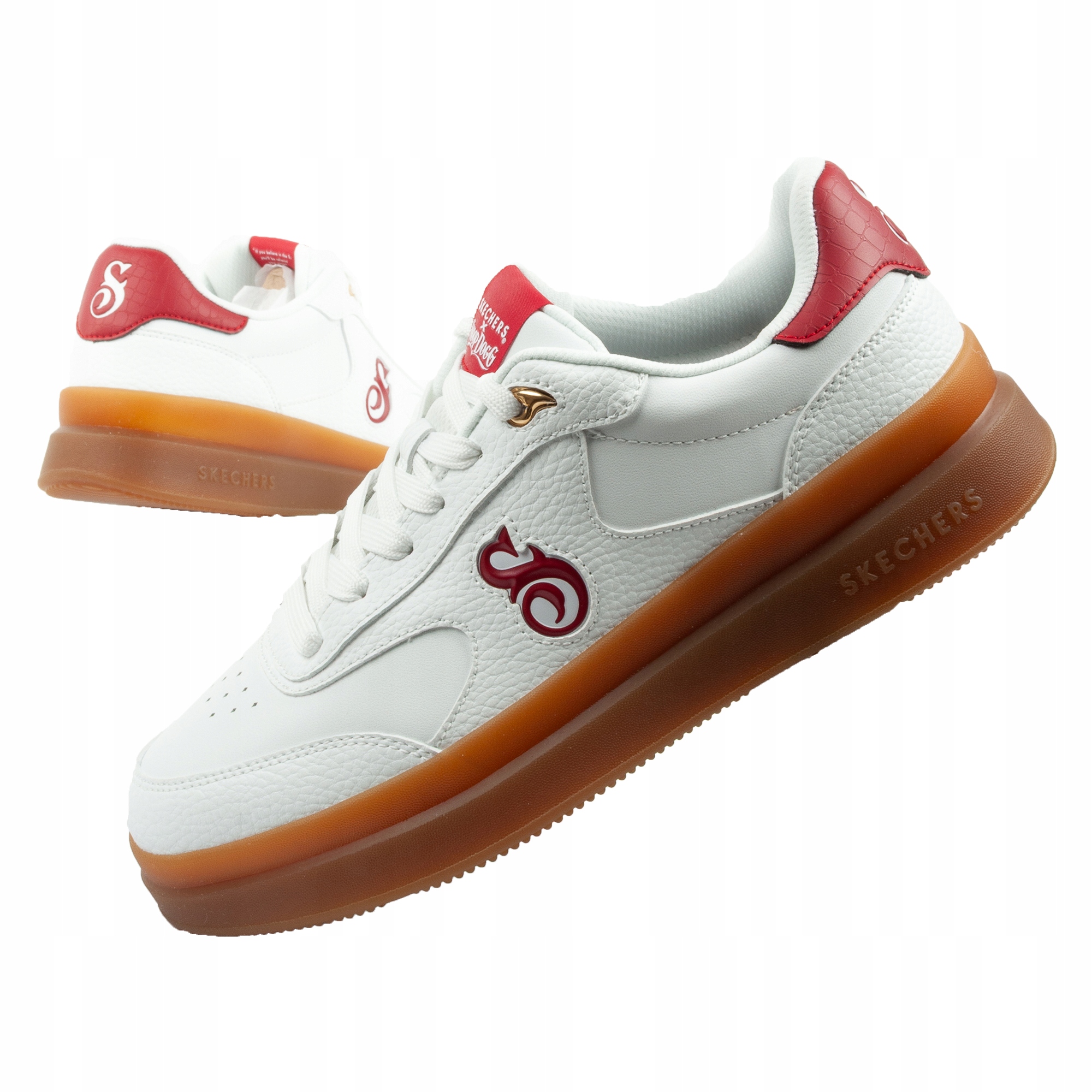 Pánské sportovní boty Skechers Courtside-Cali Dudez vel.46 bílé Snoop Dogg