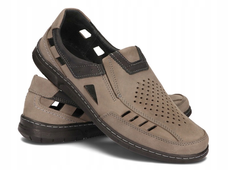 

Sandały Buty Męskie Oddychające Casual 92 Szary 43