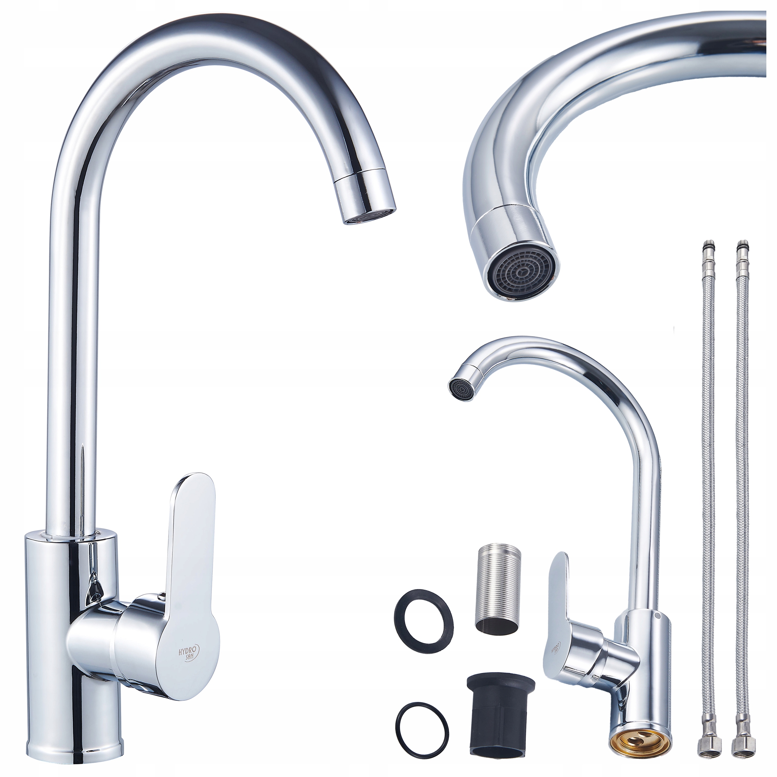 Kuchyňská Baterie Na Desku Marion Chrom – Lesklá, Klasická, Otočná