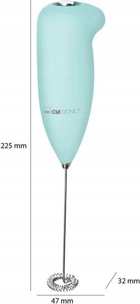 NIEMIECKI SPIENIACZ UBIJACZ DO MLEKA KAWY KAKAO MINI MIKSER CLATRONIC Rodzaj ręczny