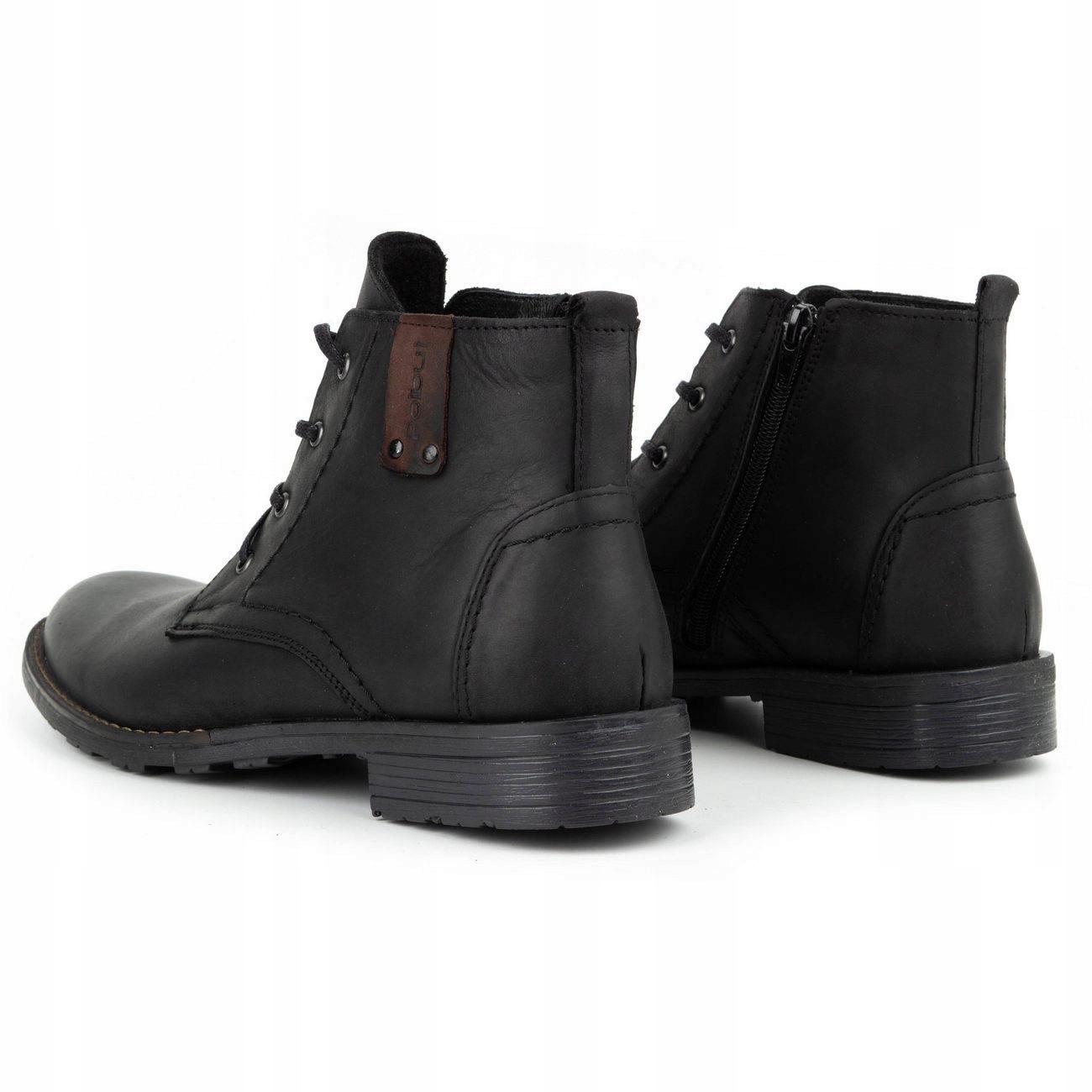 BUTY ZIMOWE SKÓRZANE OCIEPLONE C20S CZARNY 40 Rozmiar 40