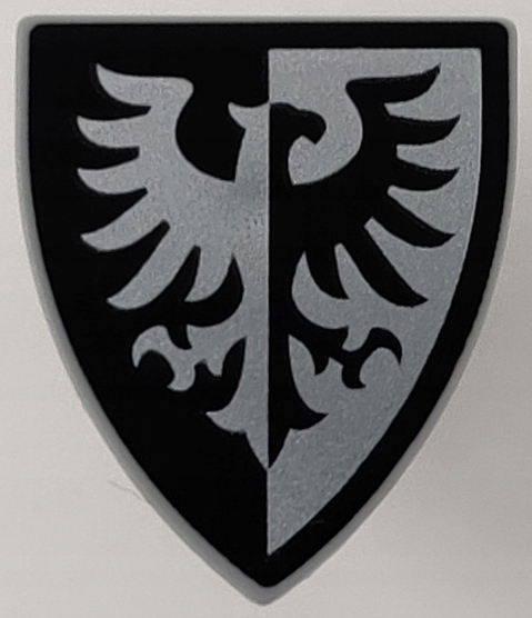 

Lego 3846pb055 castle tarcza j. szary 1 szt N