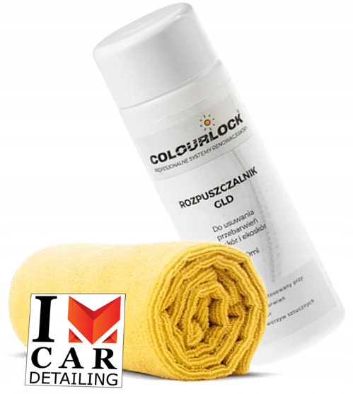 Colourlock розчинник GLD видаляє фарбу зі шкіри