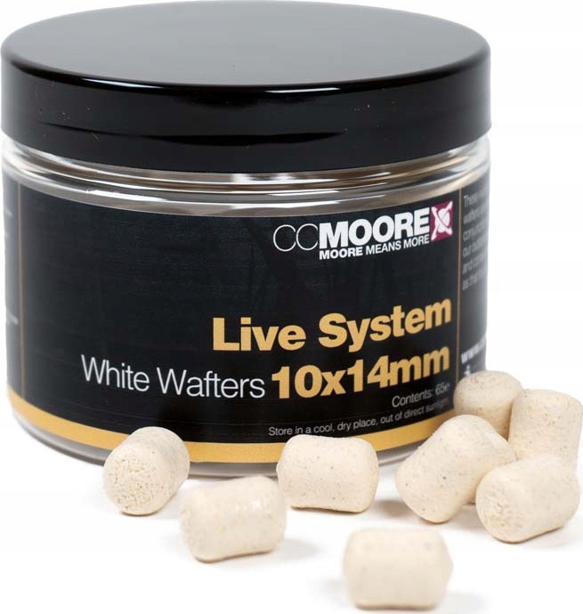 Waftersy Ccmoore Live System White Dumbell Wafters 10X14mm