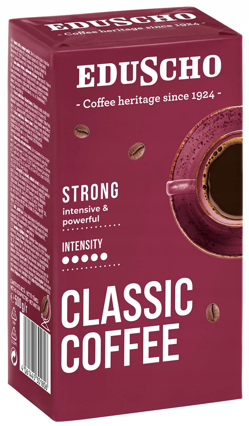 Levně Tchibo Eduscho Classic Strong 500 g Mletá Káva Robusta