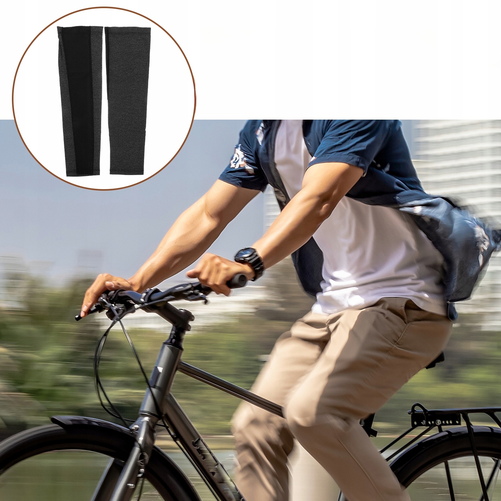 1 PARA ELASTYCZNYCH OCHRONNIKÓW RAMIENIA CHŁODZĄCEGO Marka bez marki