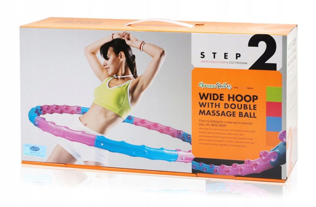 

Hula Hop Jinpoli Wide Masaż Z Wypustkami 1,25 Kg