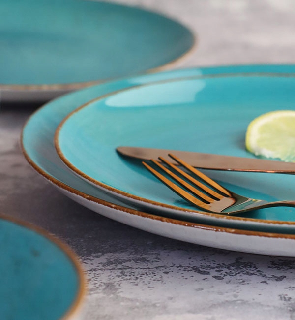 LUBIANA BOSS 6630L TALERZ OBIADOWY 27 CM MORSKI Liczba sztuk 1 szt.