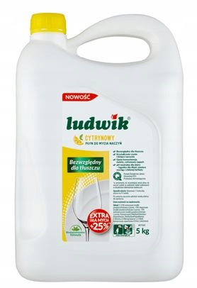 

Ludwik Płyn do mycia naczyń Cytrynowy 5l