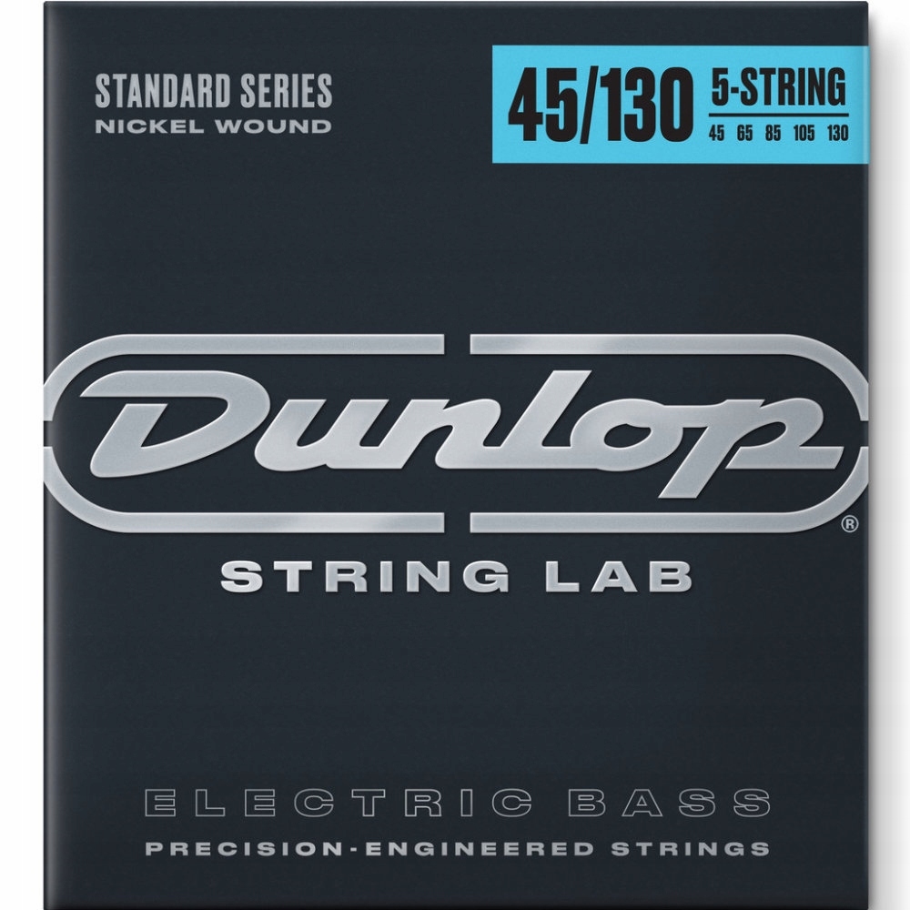 Dunlop DBN45130 Niklované struny (45-130) 5 strun