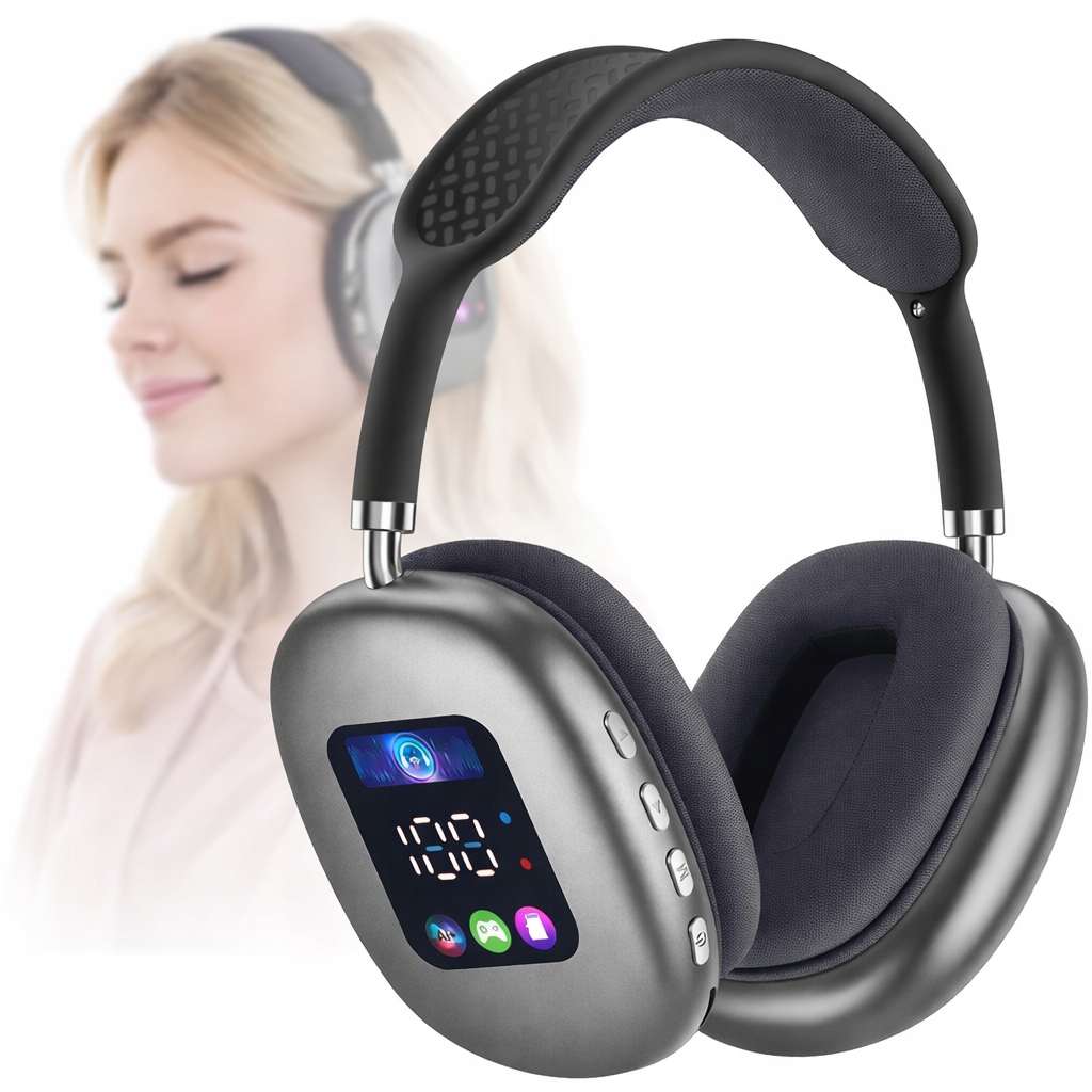 Słuchawki bezprzewodowe dla gracza z ekranem dotykowym Led Hifi Odtwarzacz