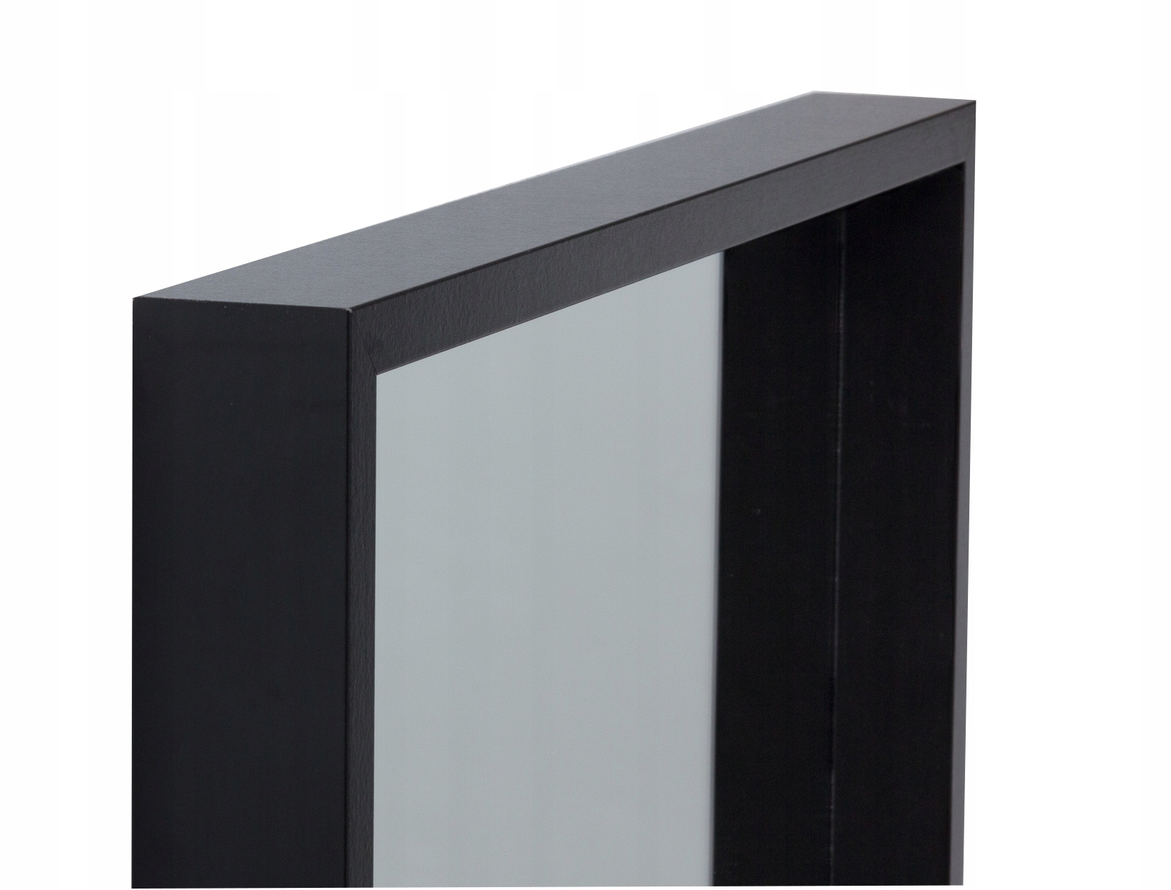 Lustro 80x60 GŁĘBOKA rama 3D CZARNA Marka Profilmat