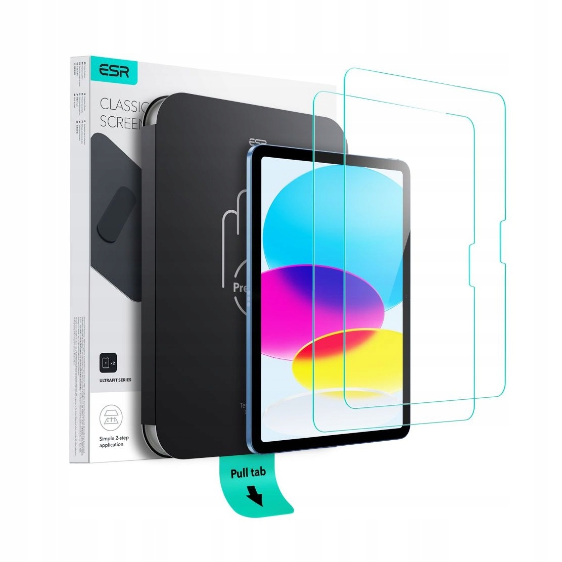 Szkło hartowane do iPad 10.9 Esr UltraFit 2-pack